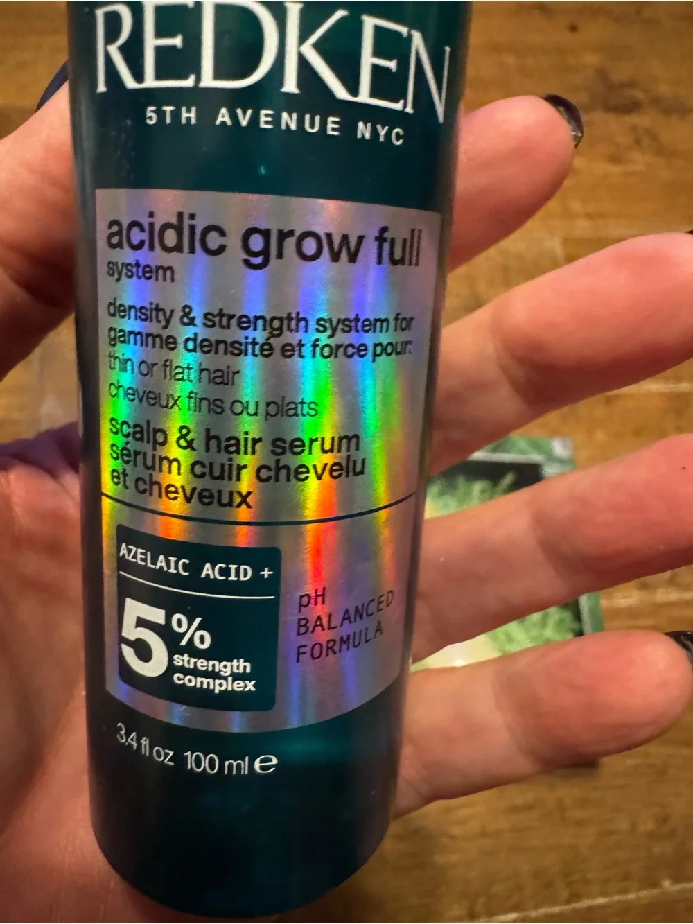 REDKEN Acidic Grow Full System Scalp & Hair Serum 3.4 oz
